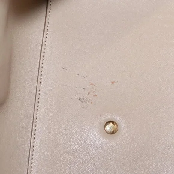 Salvatore Ferragamo Gancini Hand Bag Leather Pink Gold